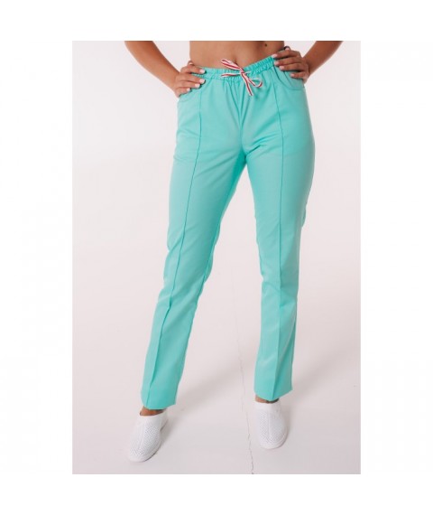 Medical pants with pockets for women, Mint 50