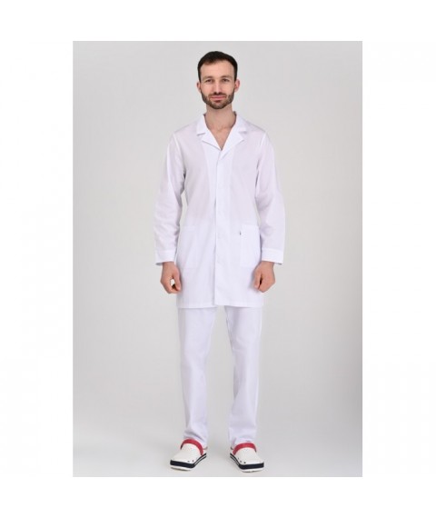 Medical gown School White (button) 54