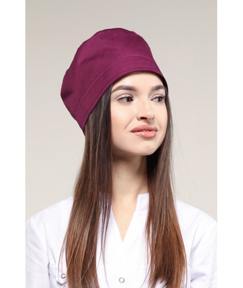 Medical cap, Plum 60