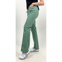Медицинские штаны с карманами женские, Олива 60