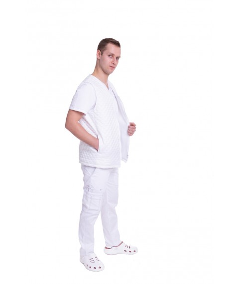 Medical vest Yukon 1 quilted, White 44
