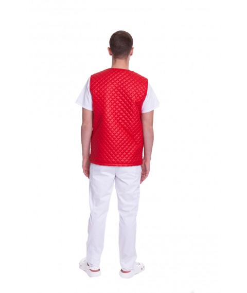 Medical vest Yukon 1 quilted, Red 44