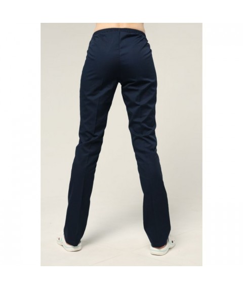 Medical pants with pockets for women, Dark blue 54