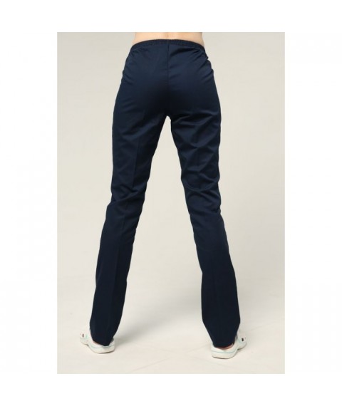 Medical pants with pockets for women, Dark blue 64
