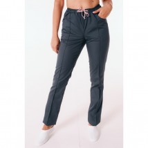 Medical pants with pockets for women, Dark gray 44