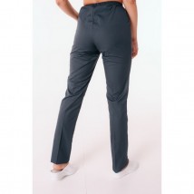 Medical pants with pockets for women, Dark gray 44