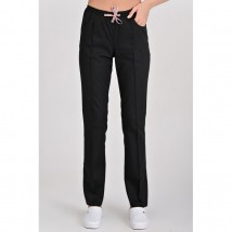 Medical pants with pockets for women, Black 42