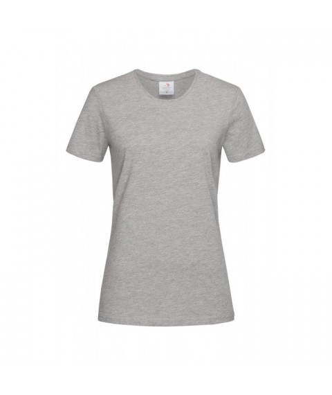 T-shirt Classic Women, Gray melange M