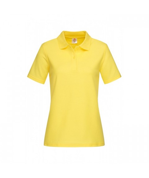 T-shirt Polo Women, Yellow XL