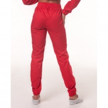 Medical pants Parma for women, Red 44