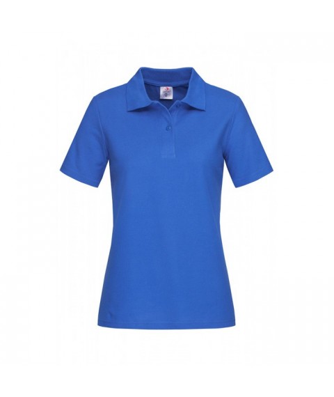 T-shirt Polo Women, Blue L