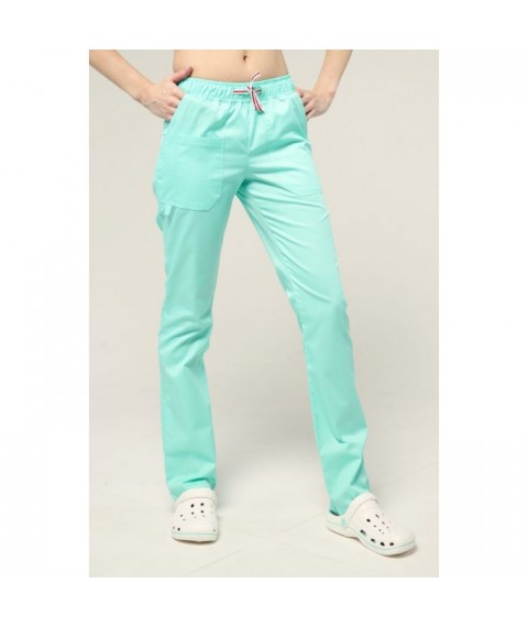 Medical pants straight for women Mint 42