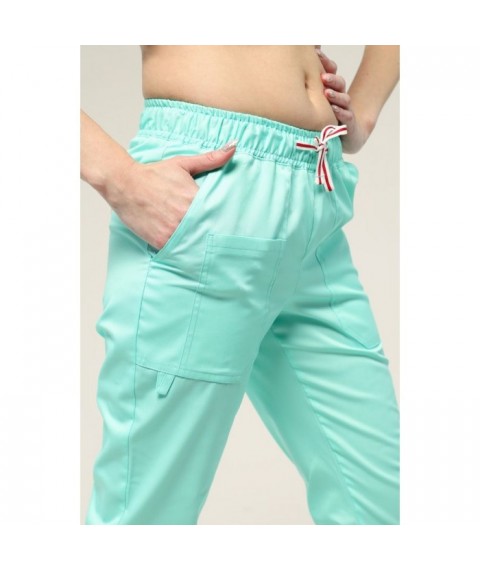 Medical pants straight for women Mint 42