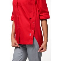 Medical jacket Navara 3/4 Red 48
