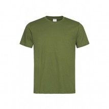 Classic Men T-Shirt, Olive Green 3XL