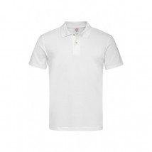 T-shirt Polo Men, White XXL