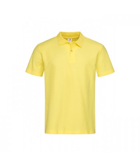T-shirt Polo Men, Yellow XL