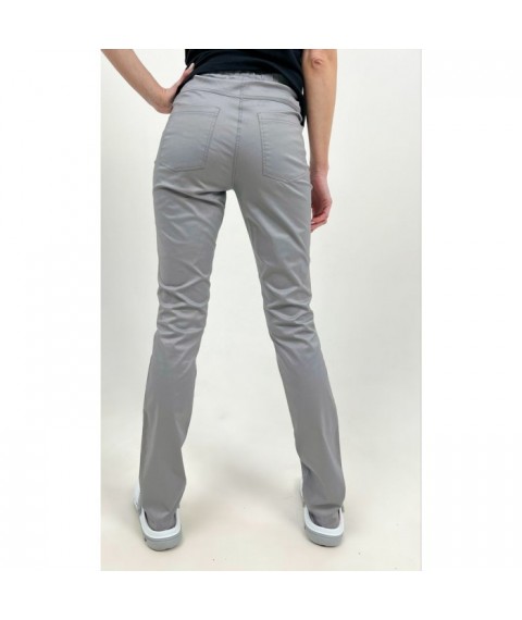 Medical pants Dallas with zipper, Gray 46