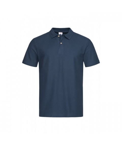 T-shirt Polo Men, dark blue XL