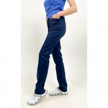 Medical pants Dallas with zipper, Dark blue 44