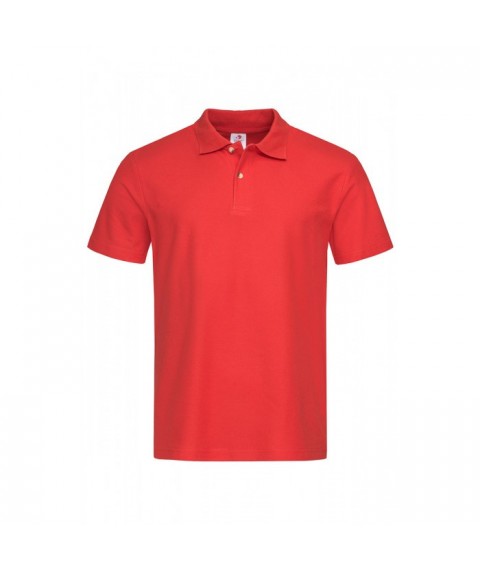 T-shirt Polo Men, Red XL