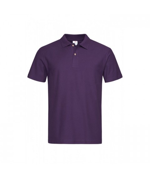 T-shirt Polo Men, Purple XXL