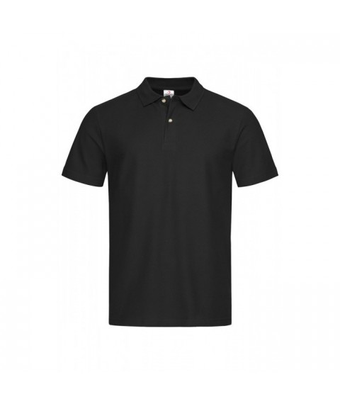 T-shirt Polo Men, Black 3XL