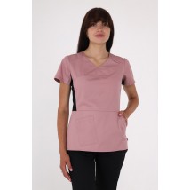 Medical jacket Celeste Rumyantsevaya/Black, Short sleeve 46