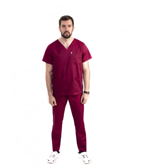 Medical suit Madrid Bordoviy 52