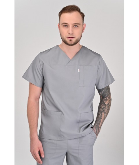Медицинский костюм Мадрид Светло-серый 46