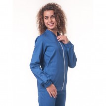 Женская медицинская куртка Чикаго Синяя 56