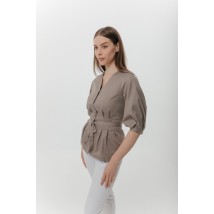 Medical jacket Ravenna 3/4 Dark-cappuccino 42