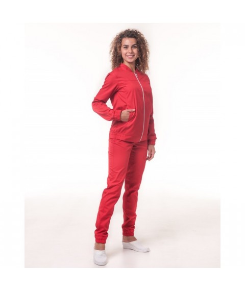 Women's medical jacket Chicago, Red 42