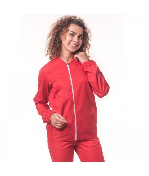 Women's medical jacket Chicago, Red 52