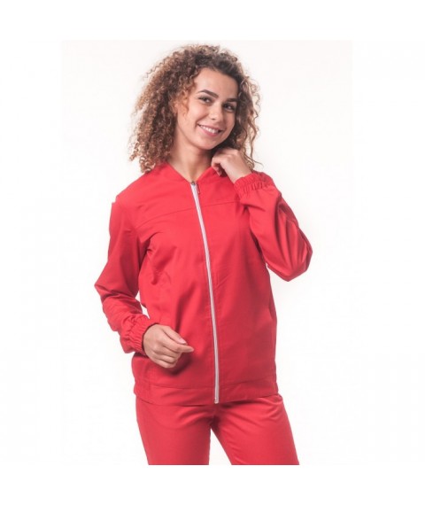 Women's medical jacket Chicago, Red 54