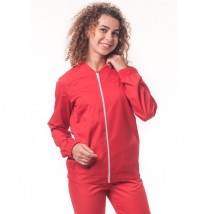 Women's medical jacket Chicago, Red 58