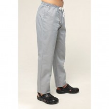 Men's medical pants, Light gray 44