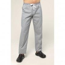 Men's medical pants, Light gray 46