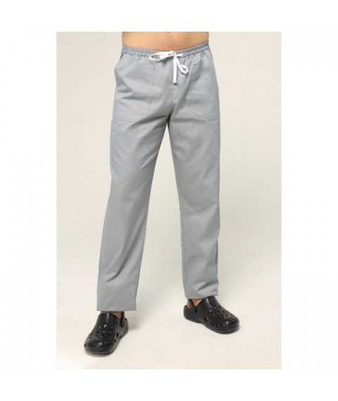 Men's medical pants, Light gray 46