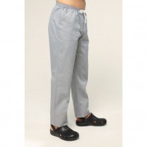 Men's medical pants, Light gray 46