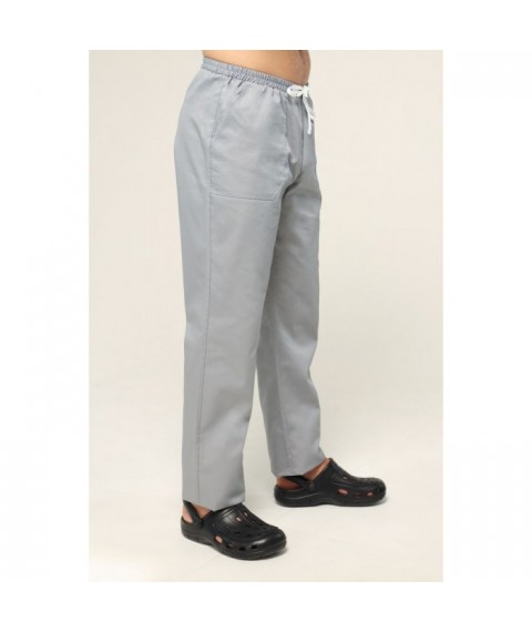 Men's medical pants, Light gray 46