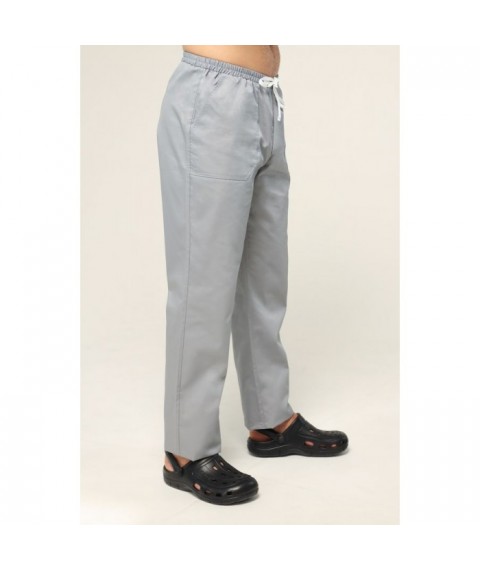 Men's medical pants, Light gray 48