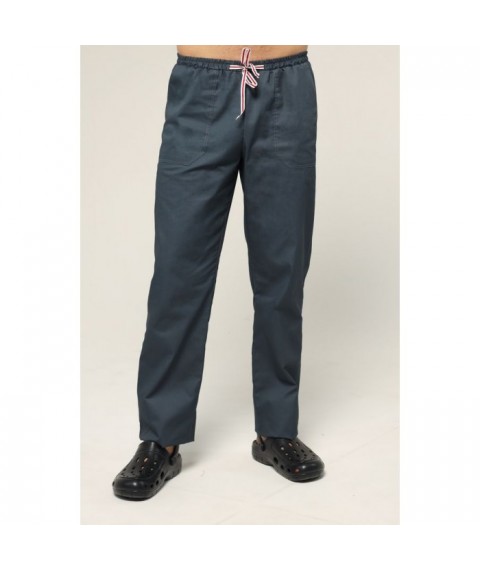 Men's medical pants, Dark gray 46