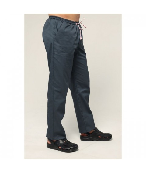 Men's medical pants, Dark gray 52