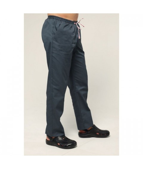 Men's medical pants, Dark gray 58