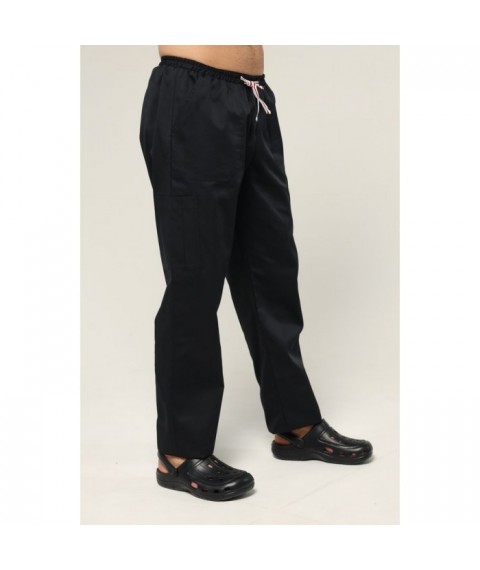 Men's medical pants, Black 54