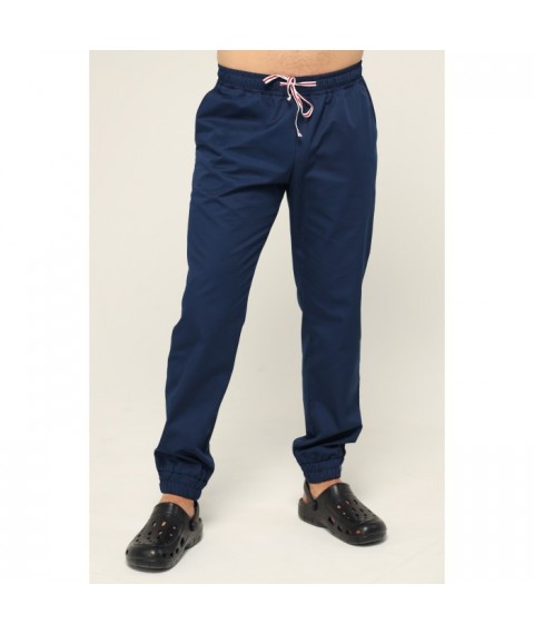 Men's medical pants Jackson, dark blue 50