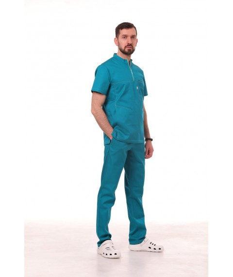 Medical suit Rome Sea wave-stitch mint 44