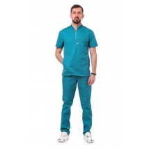 Medical suit Rome Sea wave-stitch mint 46