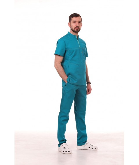 Medical suit Rome Sea wave-stitch mint 52